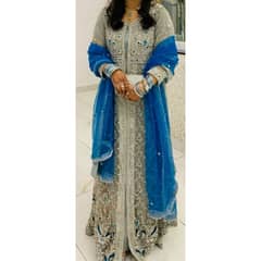 Embroidered Net Full length Maxi in Small Size