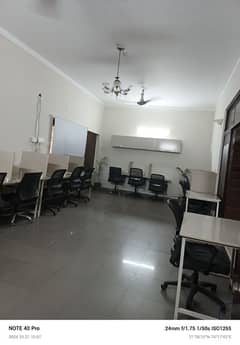 Co working space shared offices Raza Block Allama iqbal town Lahore 0