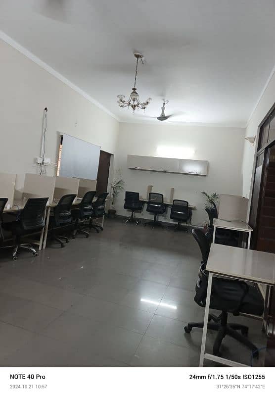 Co working space shared offices Raza Block Allama iqbal town Lahore 0