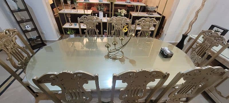 Dining table with 8 chairs 2