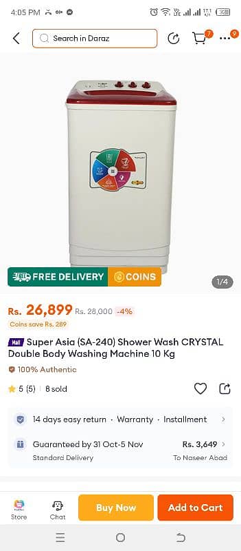 super Asia washing machine 6