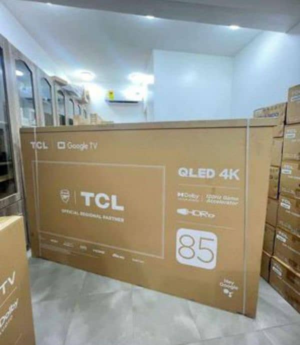 ALL COMPANIES TCL SAMSUNG SMART LED 85 Inch Price 125000 4