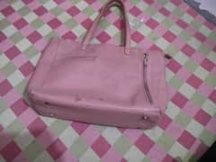 pink velvet bag