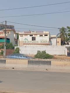 600 Sq. Yards Commercial House for Rent on 200 Ft Wide Main Road North Nazimabad Block C