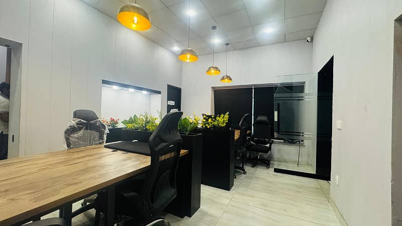 2500 Square Feet Fully Furnished Corporate Office Available For Rent At Main Boulevard Gulberg 5