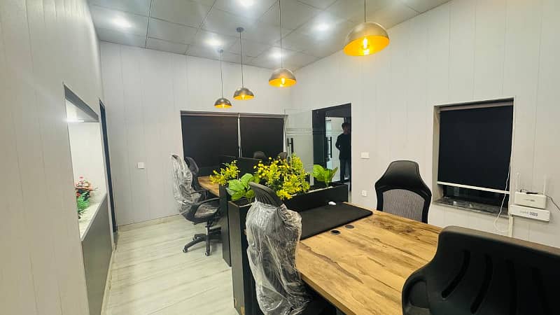 2500 Square Feet Fully Furnished Corporate Office Available For Rent At Main Boulevard Gulberg 7