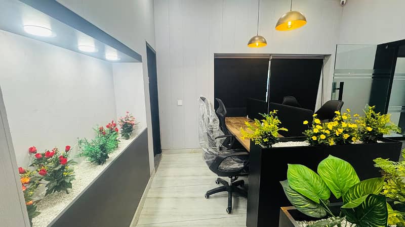 2500 Square Feet Fully Furnished Corporate Office Available For Rent At Main Boulevard Gulberg 8