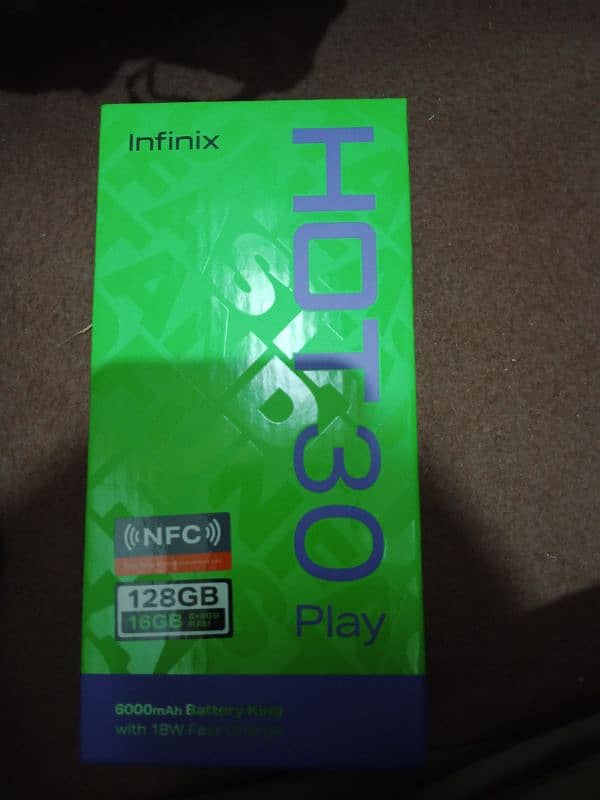 Infinix hot 30 play 128GB,16 2