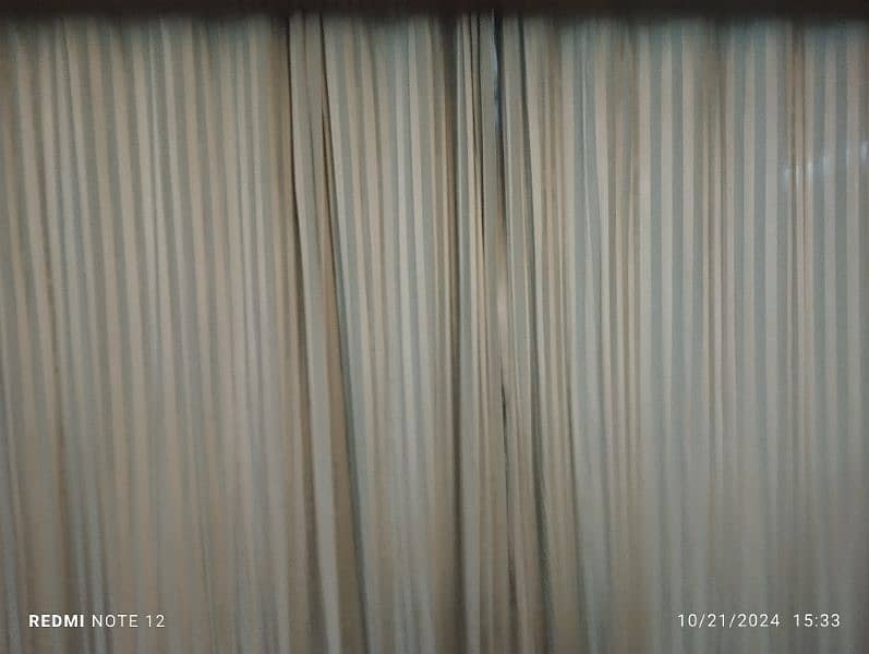 High Quality Shanghai Curtains (light blue n gray) 1