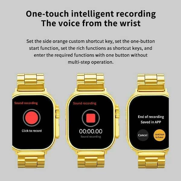 24k gold Edition smart watch 1