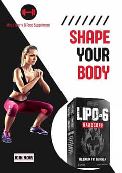 lipo6 + Nitrotech ripped For weight lose girls and boys