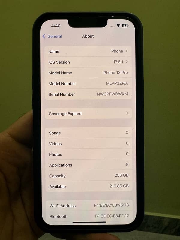 Iphone 13 Pro 256 GB PTA Approved 2