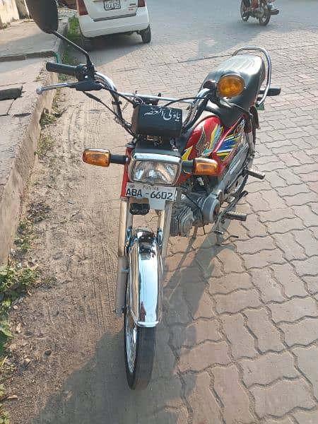 Honda cd70 cc bike in red color 10/10 condition 3