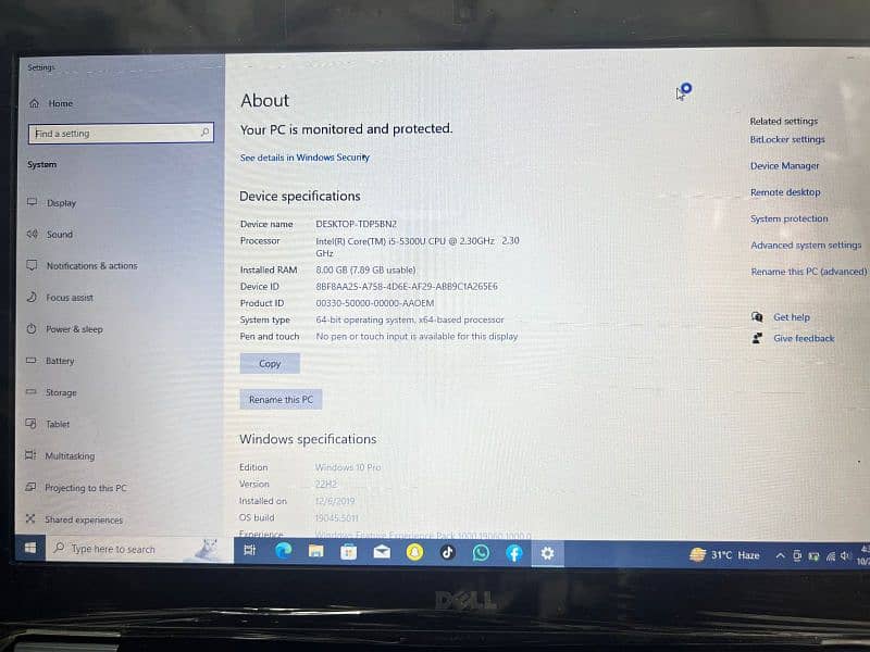 Dell latitude e7250 4