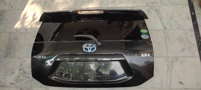 Toyota Aqua Trunk Door (Diggi) (Model 2012 to 2021) Black Color 3