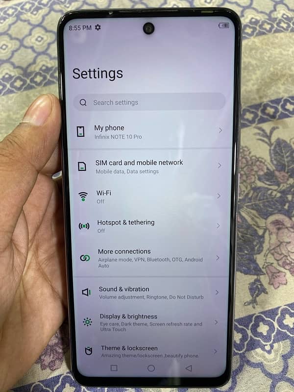 infinix note 10 pro (8.128) Box charger 11