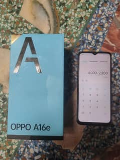 OPPO A16e 4gb 64gb