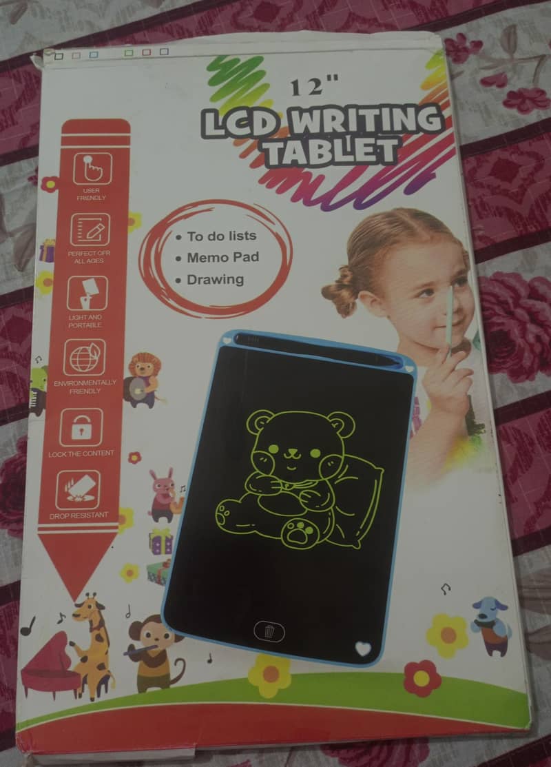 LCD writing tablet 12 Inch for kids, Drawing pad 0