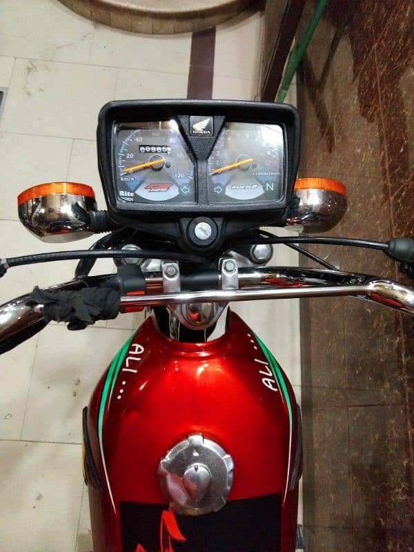 Honda cg 125 red beauty 8