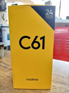 realme C61 6-128 box pack mobile on installment