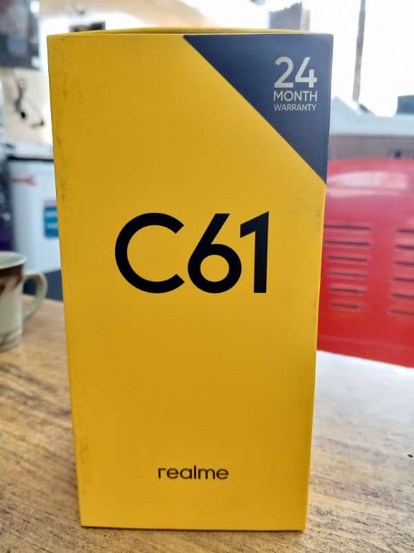 realme C61 6-128 box pack mobile on installment 0