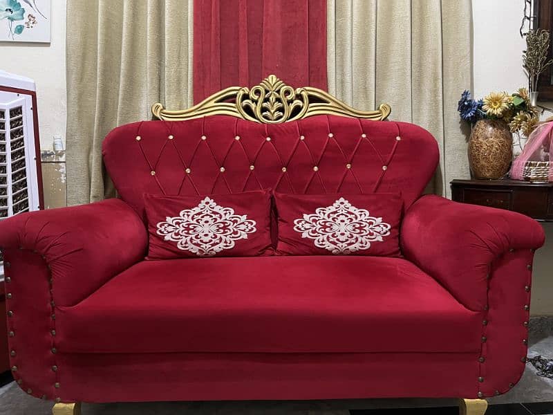 7 seater queen style sofa set 2