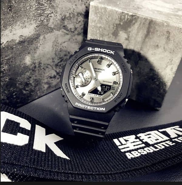 Gasio G-shock black and silver 1