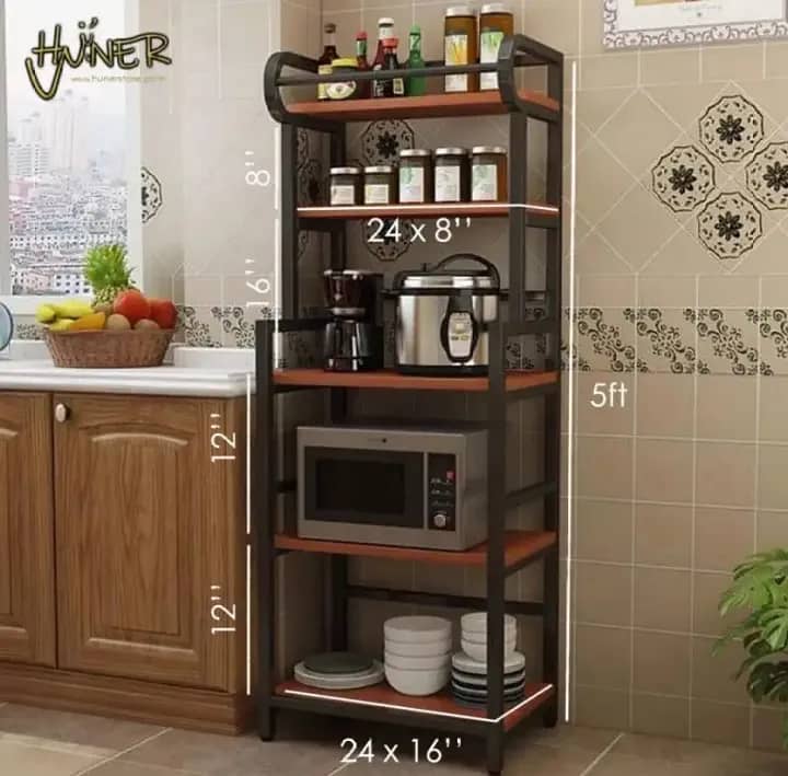 5 Tier kitchen rack for home shelf microwave oven and Kitchen 3