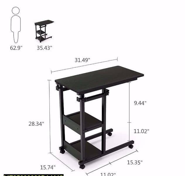 Brand new Wooden Adjustable laptop table. 0