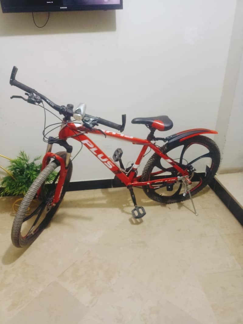 red sporty bicycle  fresh 0