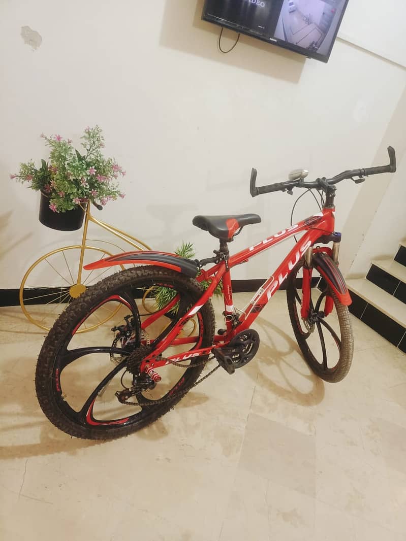 red sporty bicycle  fresh 2