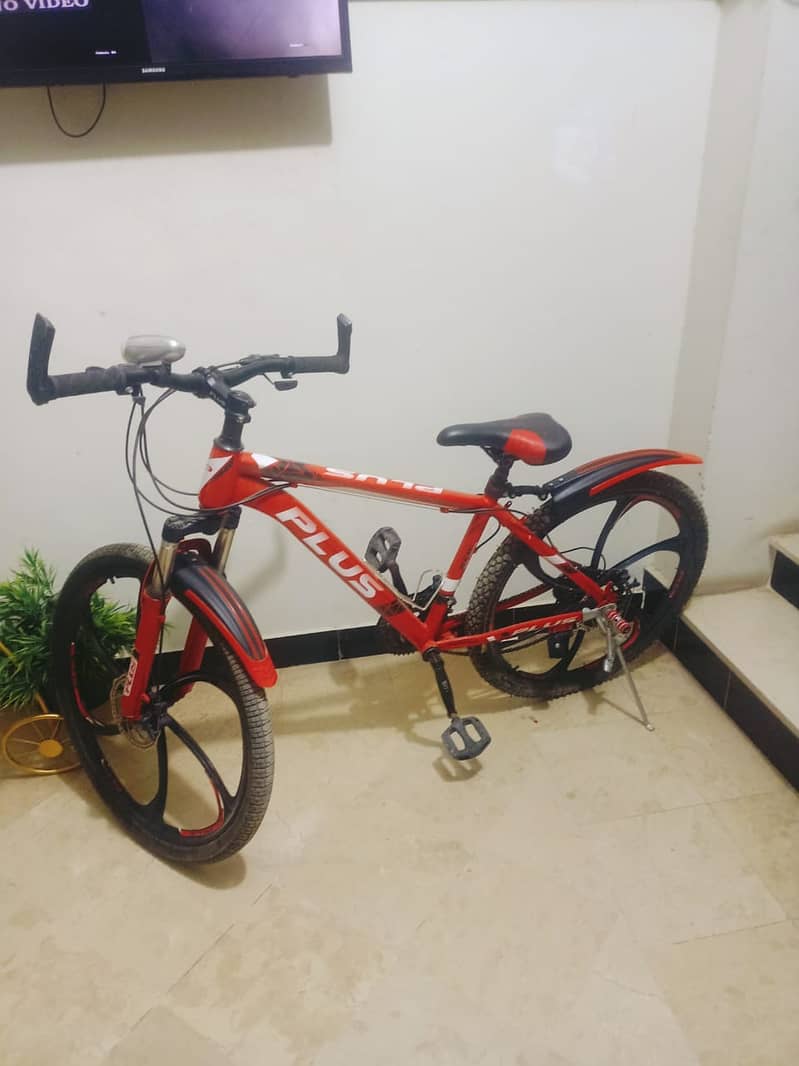 red sporty bicycle  fresh 3