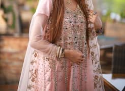 Light baby pink Nikah Maxi