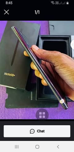 Samsung Galaxy Note 10plus 12/256gb for sale my whatsapp 0332=7426084