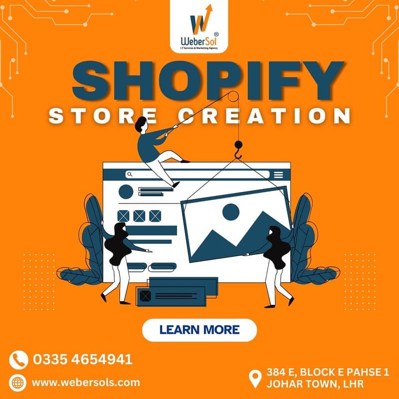 Shopify store / web design / website development / App development 1