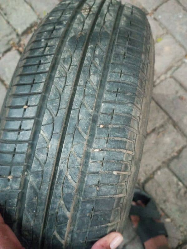 tyre and rim rim 14%5, 1%5 tyres 165/70r 2