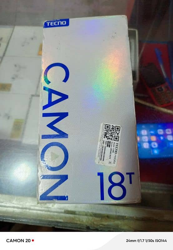 tecno camon 18T 10 by 10 condition white colour 4/128 0