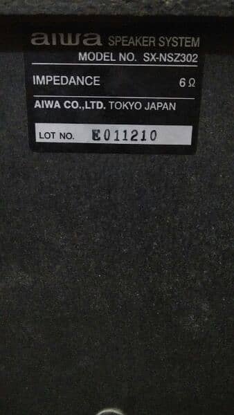 Aiwa Speakers set 7