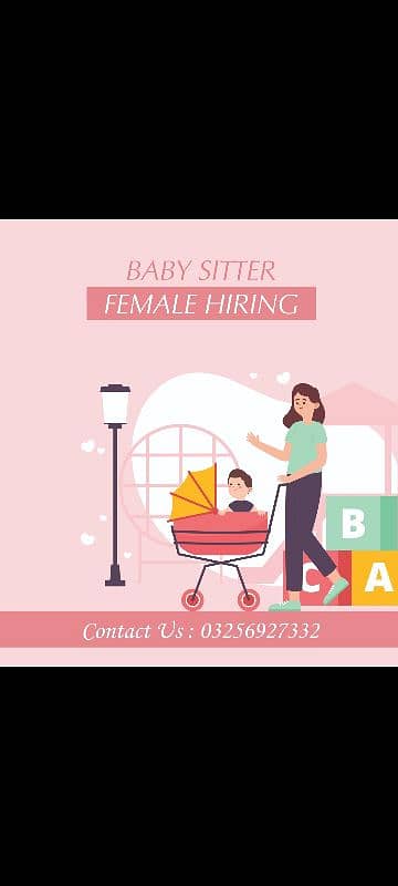 BABYSITTER FEMALE HIRING FOR MY HOUSE 1