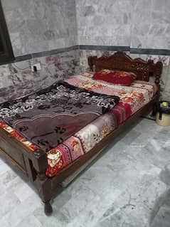 wooden Single bed for sell without mattress