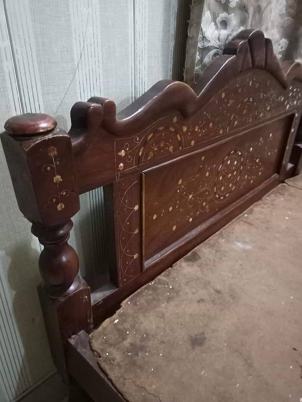 wooden Single bed for sell 5