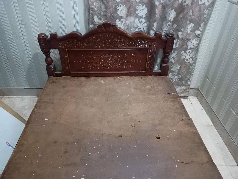 wooden Single bed for sell 9