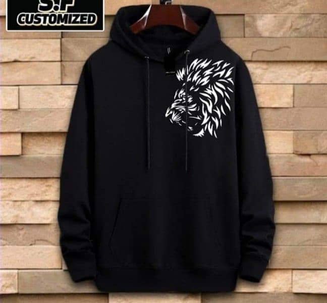 MEN'S COTTON PRINTED HOODIE 1 PC 2