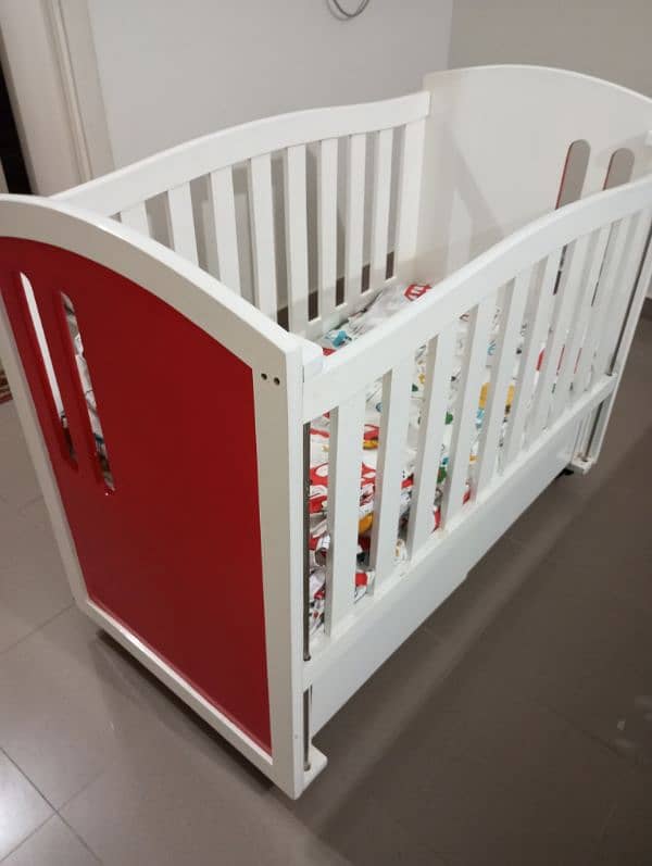 Baby Wooden Cot 2