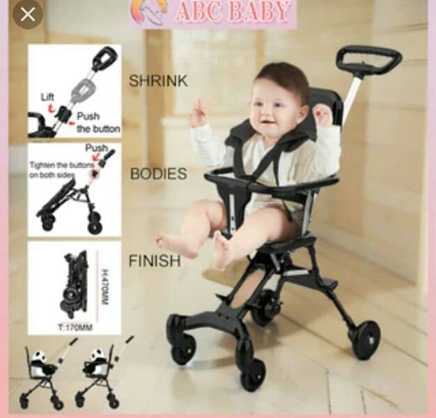 Travelling baby stroller 6