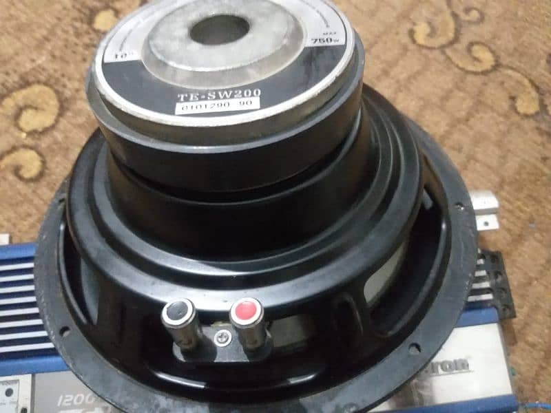 Power amp  /  10 inches woofer high power 8