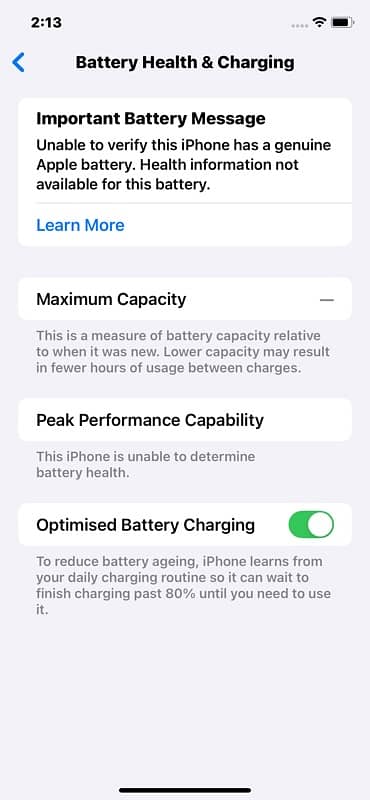 i phone 11 64gb face id problem battery helth problem  water pack 6