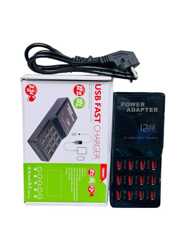 12 Ports Usb Charger Station 12amp Usb Charging 5