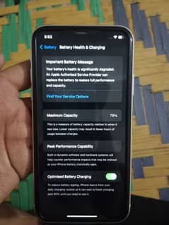 iPhone 11 non PTA condition 10 of 9 battery 79 fake ID ok 128 GB