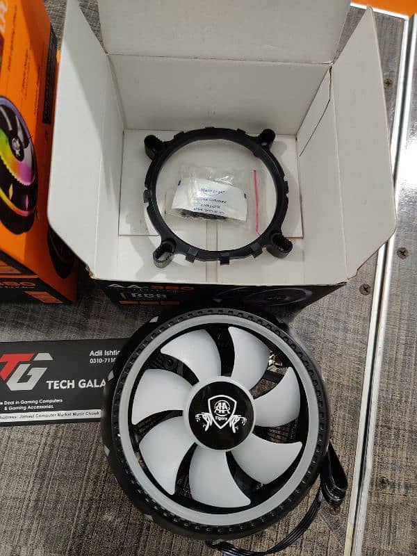 Cooler Master Z50 and RGB CPU cooler heatsink 6